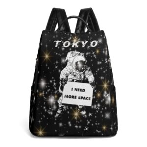 New Travel PU Daypack Anti-theft TOKYO DISCOVERY CLUB Designer Backpack By: HOYT E. TOITY